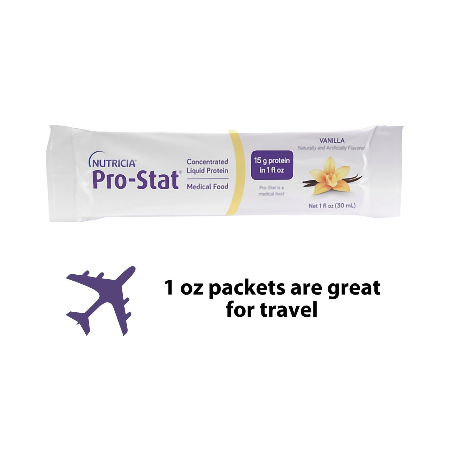 Pro-Stat® Oral Supplement Vanilla Flavor Liquid 1 oz. Individual Packet (625276_CS)