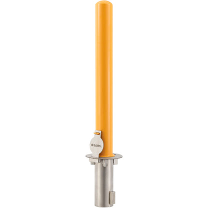 Global Industrial Removable Bollard W/Flush Mount Sleeve, 6"D x 36"H (WB670518)
