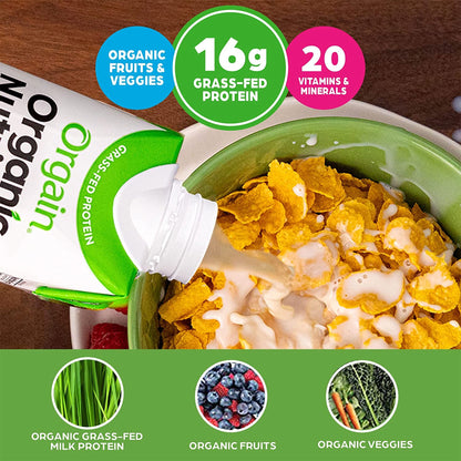 Orgain® Organic Nutritional Shake Oral Supplement Sweet Vanilla Bean Flavor Liquid 11 oz. Carton (1039285_EA)