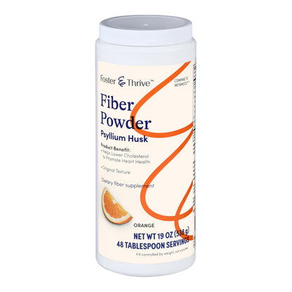 Foster & Thrive™ Fiber Supplement Orange Flavor Powder 19 oz. Psyllium Husk (1238903_EA)
