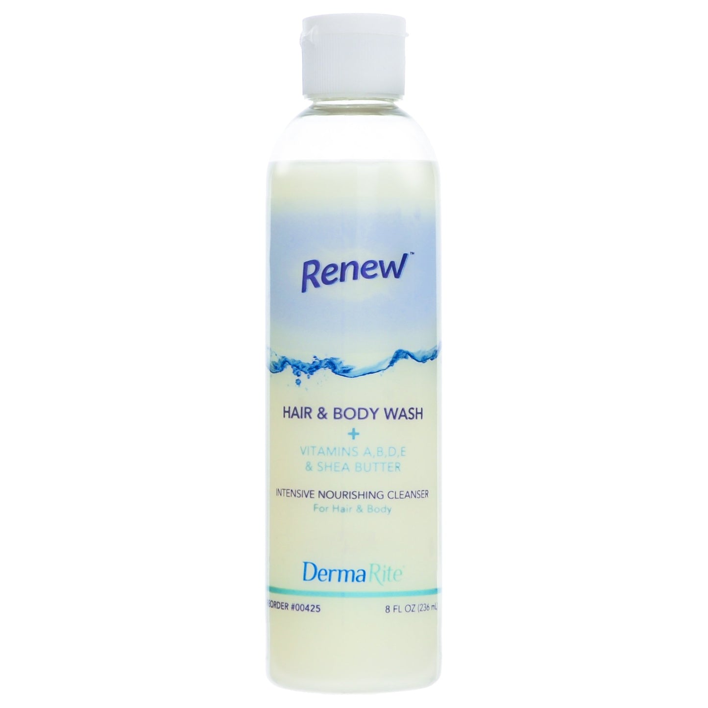 Renew™ Shampoo and Body Wash 8 oz. Flip Top Bottle Coconut Scent (902355_EA)