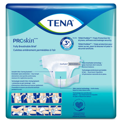 TENA ProSkin™ Super Unisex Adult Incontinence Brief Medium Disposable Heavy Absorbency (362657_BG)