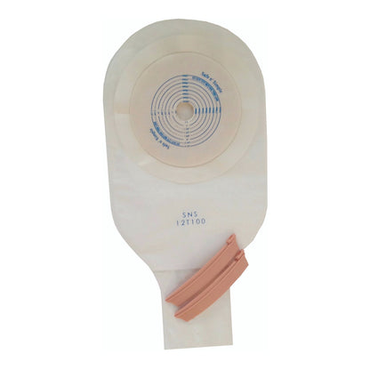 Safe n Simple™ Ostomy Pouch One-Piece System 12 Inch Length Flat, Trim to Fit Drainable (1052589_CS)