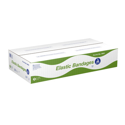 Dynarex® Elastic Bandage 3 Inch X 4-1/2 Yard Clip Detached Closure Tan NonSterile Standard Compression (852209_EA)
