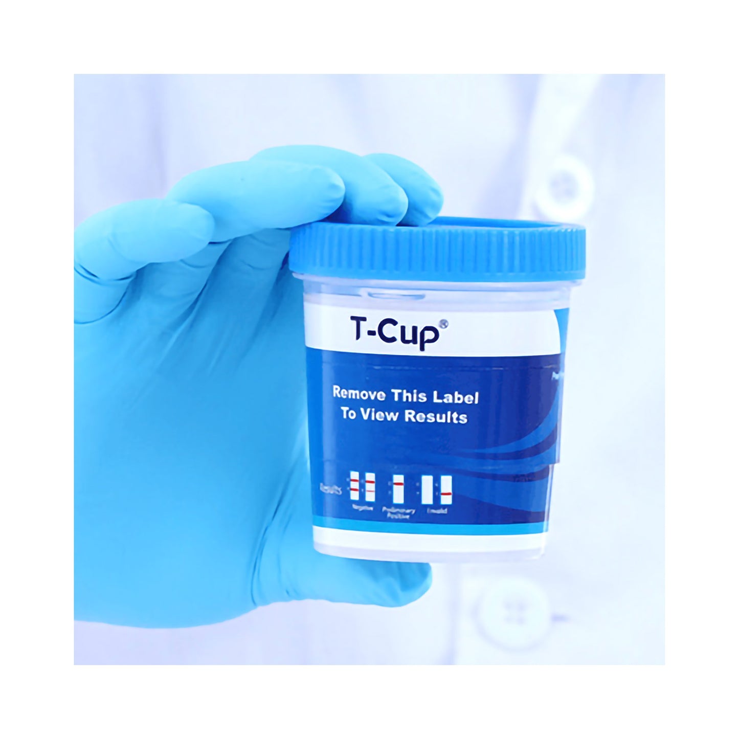 T-Cup® Drugs of Abuse Test Kit AMP, BAR, BUP, BZO, COC, mAMP/MET, MDMA, MOP, MTD, OXY, PCP, THC (CR, pH, SG) 25 Tests CLIA Waived (1185019_BX)