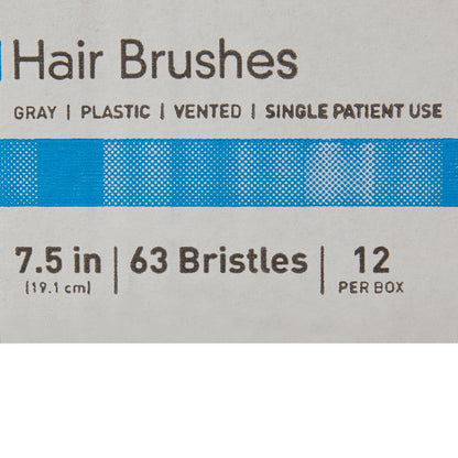 McKesson Hairbrush Plastic Bristles 7.7 Inch (864667_EA)
