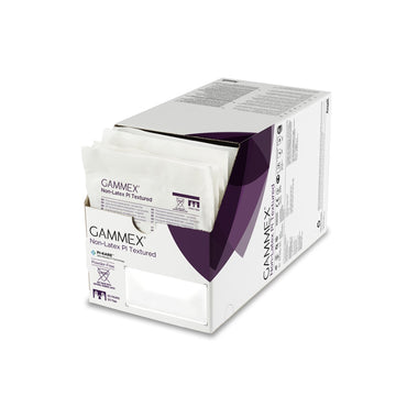 GAMMEX® Non-Latex PI Textured Surgical Glove Size 7 Sterile Polyisoprene Standard Cuff Length Fully Textured White Chemo Tested (890678_BX)