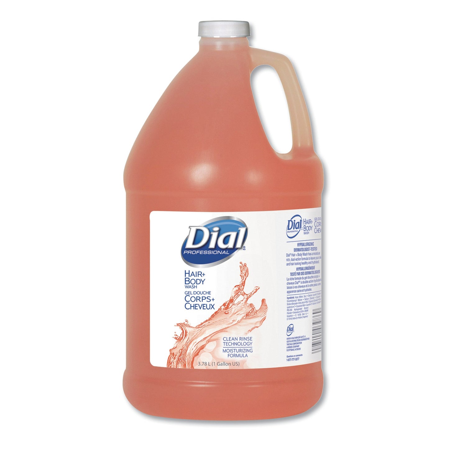 Dial® Professional Shampoo and Body Wash 1 gal. Jug Peach Scent (223772_CS)
