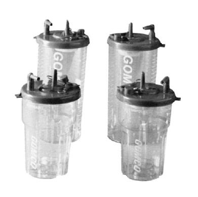 Gomco® Suction Collection Bottle Kit 1100 mL Snap-On Lid (183375_EA)
