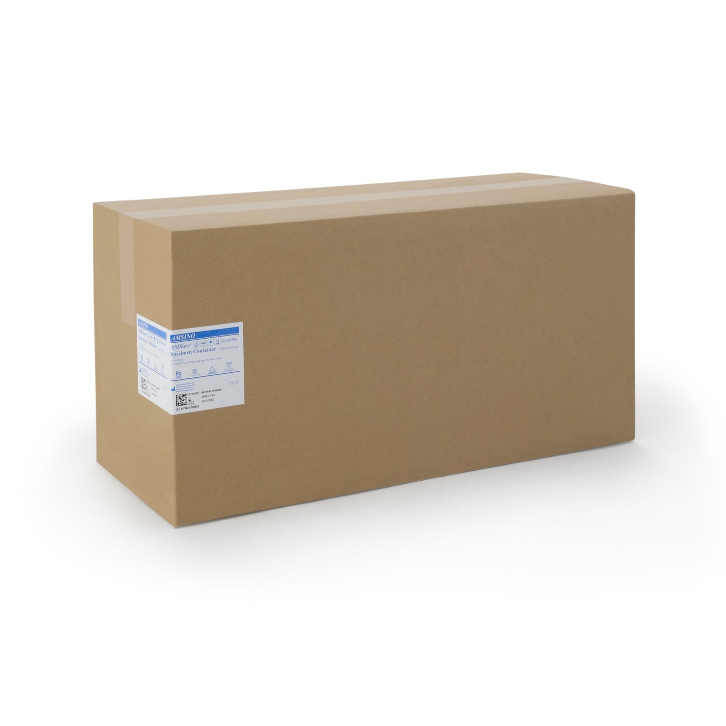 AMSure® Specimen Container 120 mL (4 oz.) Screw Cap Unprinted NonSterile (699373_CS)