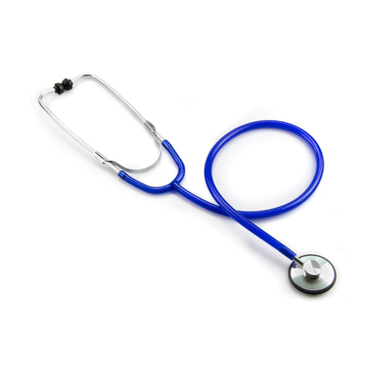 McKesson General Exam Stethoscope Royal Blue 1-Tube 21 Inch Tube Single Sided Chestpiece (363738_EA)