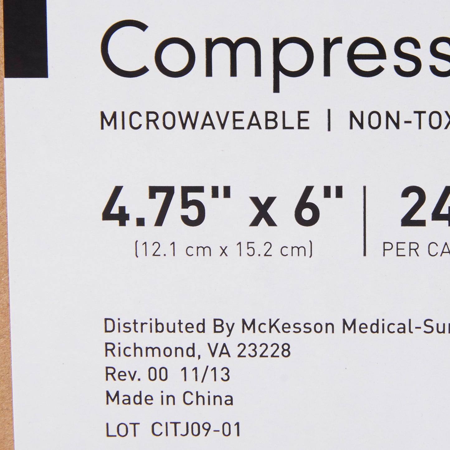 McKesson Hot / Cold Pack General Purpose Small 4-3/4 X 6 Inch Gel Reusable (521488_EA)