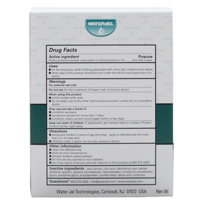 Water-Jel® Itch Relief 1% Strength Cream 0.9 Gram Individual Packet (796007_BX)