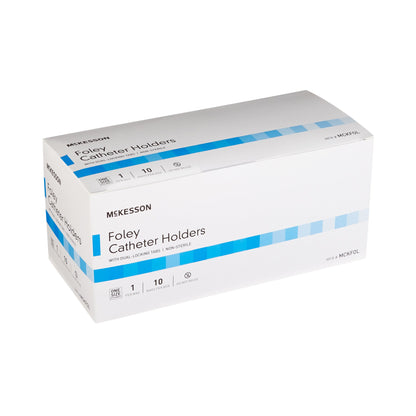 McKesson Leg Strap 2 X 24 Inch Length, Dual-Locking Tabs, Stretch Material, Hook and Loop Closure, Nonsterile (1107740_BX)