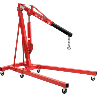 Global Industrial Folding Floor Crane with Telescopic Boom 4000 Lb. Capacity (WB316106)