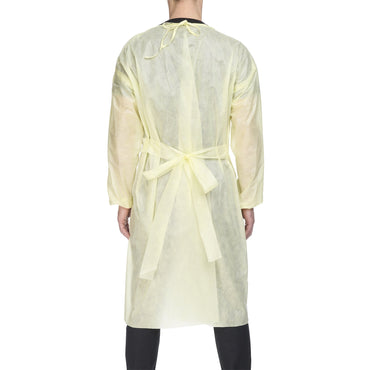 Precept® Protective Procedure Gown X-Large Yellow NonSterile AAMI Level 2 Disposable (1071088_BG)