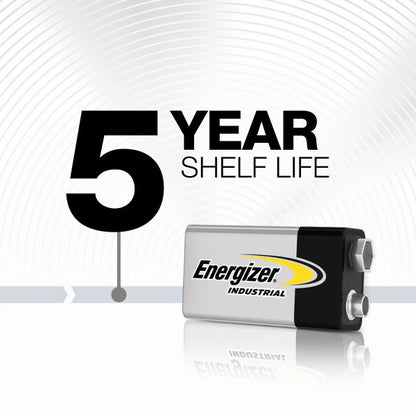 Energizer® Alkaline Battery 9V Cell 9V Disposable (258468_EA)