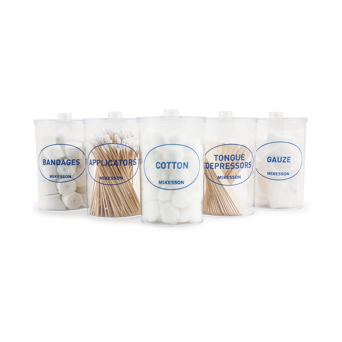 McKesson Sundry Jar 4-1/4 X 6-1/2 Inch Plastic Clear (476667_ST)