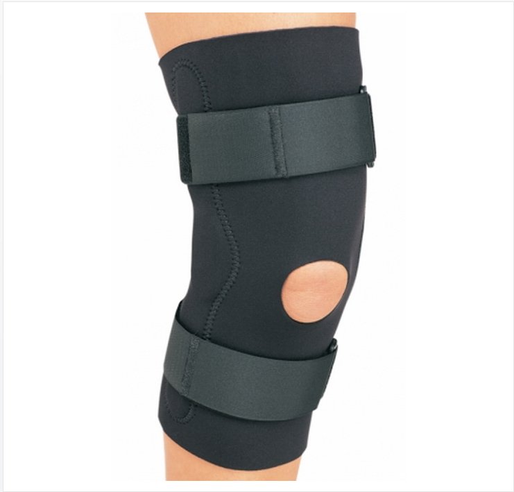 ProCare® Knee Brace X-Large D-Ring / Hook and Loop Strap Closure 23 to 25-1/2 Inch Thigh Circumference Left or Right Knee (410205_EA)