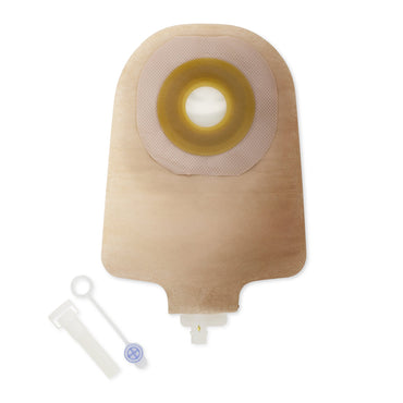 Premier™ Urostomy Pouch One-Piece System 9 Inch Length Flat, Pre-Cut 1-1/2 Inch Stoma Drainable (304038_BX)