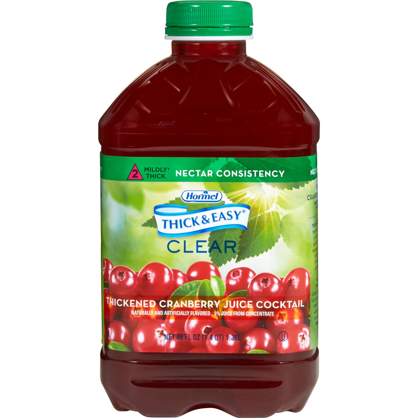 Thick & Easy® Thickened Beverage 46 oz. Bottle Cranberry Juice Cocktail Flavor Liquid IDDSI Level 2 Mildly Thick (797173_EA)
