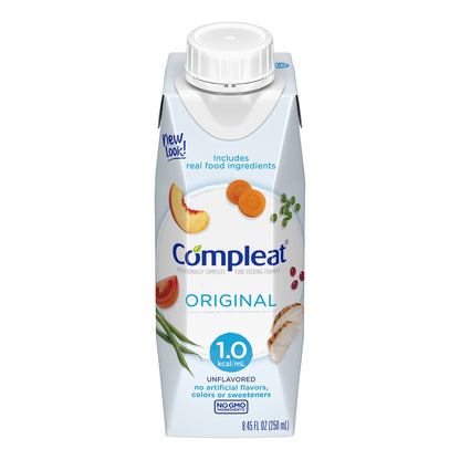 Compleat® Original Tube Feeding Formula Unflavored Liquid 8.45 oz. Reclosable Carton (193798_CS)