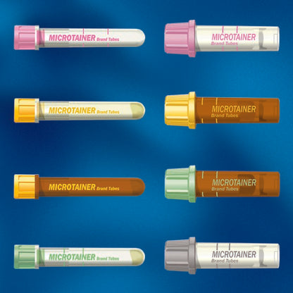 BD Microtainer® SST™ Capillary Blood Collection Tube Clot Activator / Separator Gel Additive 400 µL to 600 µL BD Microgard™ Closure Plastic Tube (420075_CS)