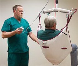 Ez Way Inc Disposable Sling With Head Support Extra Large 250 to 450 lbs. Weight Capacity (1041916_EA)