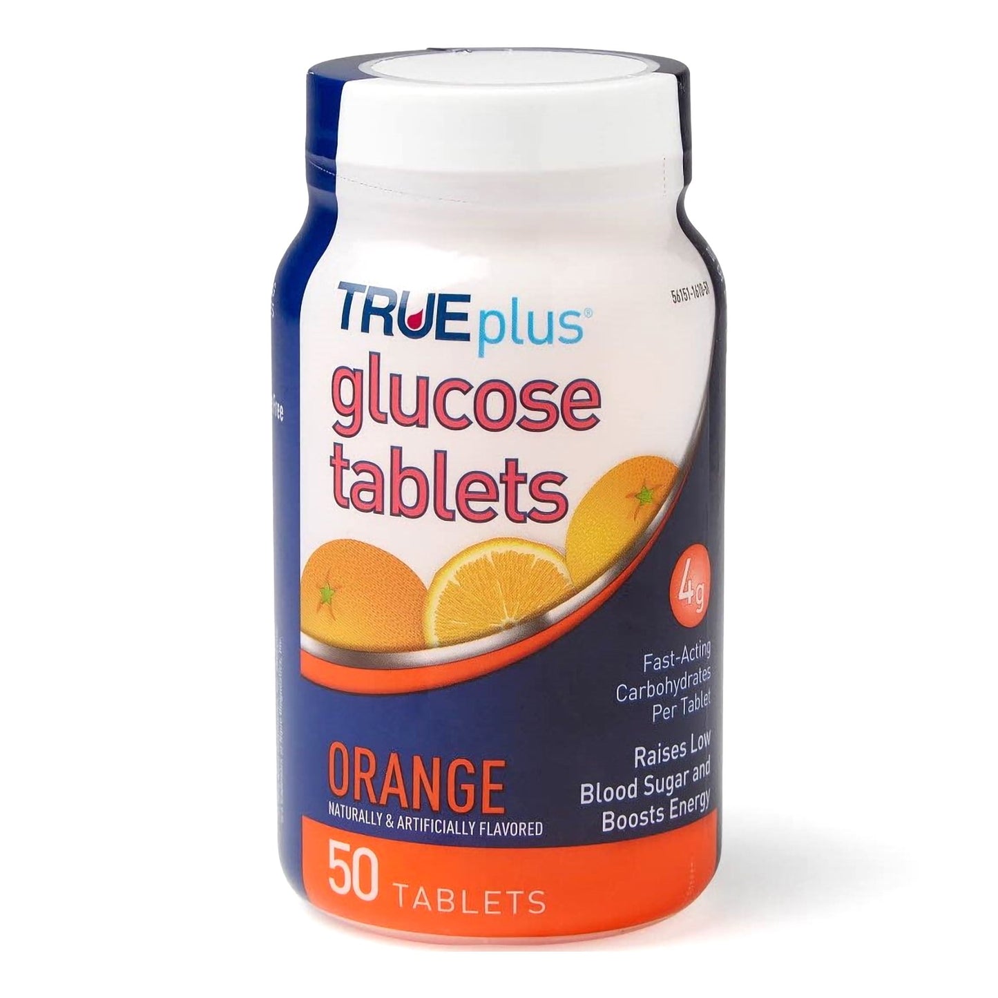 TRUEplus™ Glucose Supplement 50 per Bottle Chewable Tablet Orange Flavor (1009896_BT)