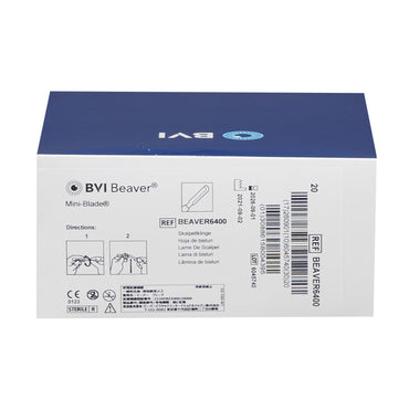Beaver® 6400 Mini-Blade® Surgical Blade Stainless Steel No. 6400 Sterile (802055_BX)