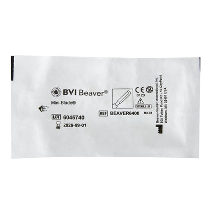 Beaver® 6400 Mini-Blade® Surgical Blade Stainless Steel No. 6400 Sterile (802055_BX)