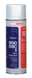 Diversey™ End Bac® II Surface Disinfectant Quaternary Based Aerosol Spray Liquid 15 oz. Can Unscented NonSterile (408288_EA)