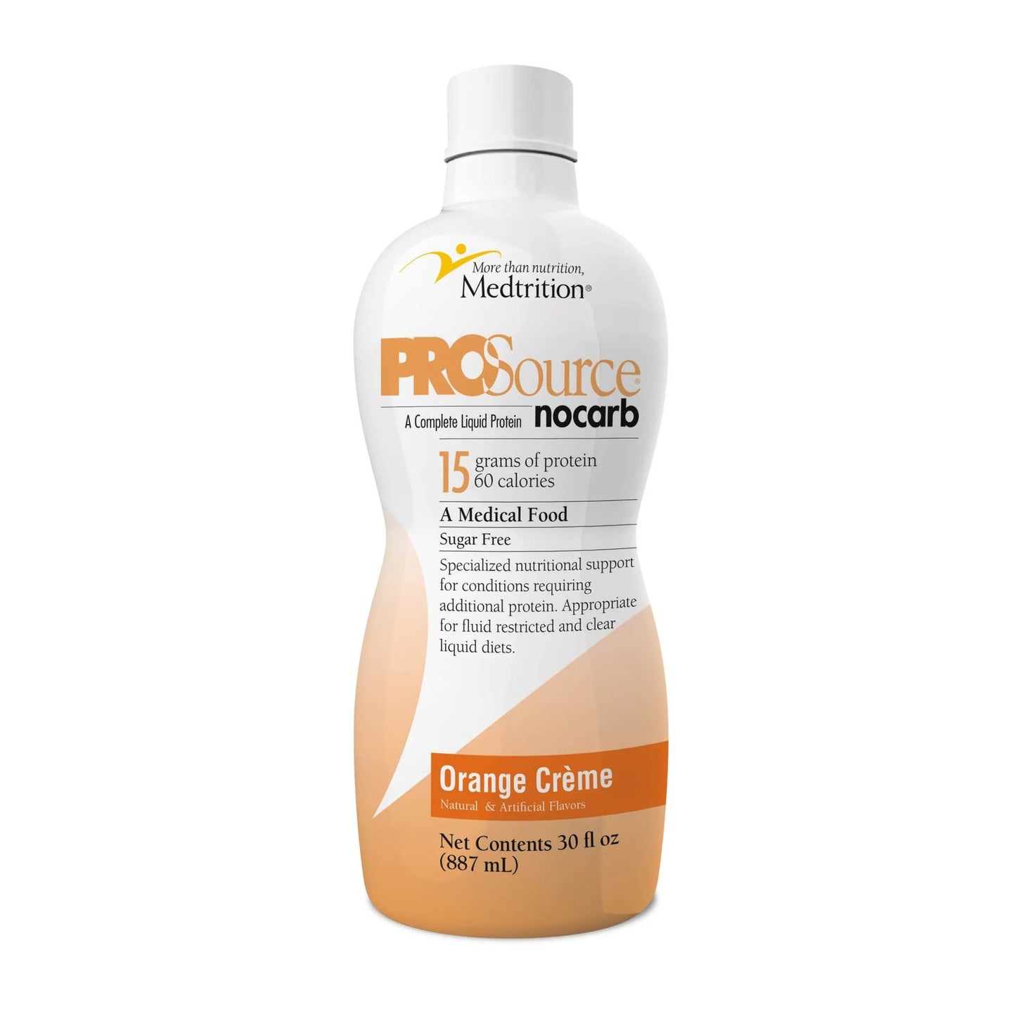 ProSource™ NoCarb Oral Supplement Orange Crème Flavor Liquid 32 oz. Bottle (740332_EA)