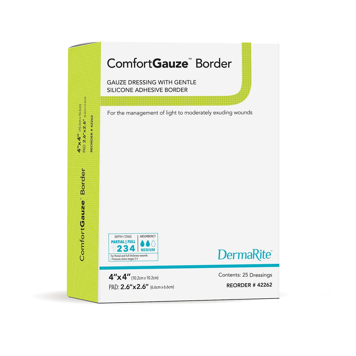 ComfortGauze™ Island Dressing 4 X 4 Inch Square Sterile (1265847_EA)