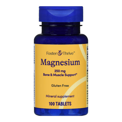 Foster & Thrive™ Dietary Supplement Magnesium 250 mg Strength Tablet 100 per Bottle (1238895_BT)