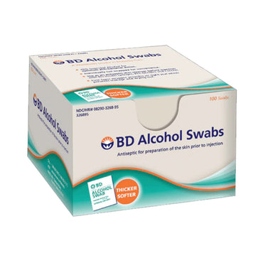 BD™ Alcohol Prep Pad 70% Strength Isopropyl Alcohol Individual Packet NonSterile (915121_BX)