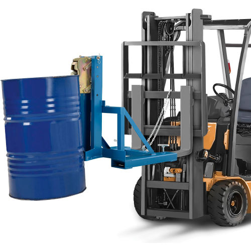 Global Industrial Forklift Mount Drum Grab - 1 Drum - 1000 Lb. Capacity (WB988931)