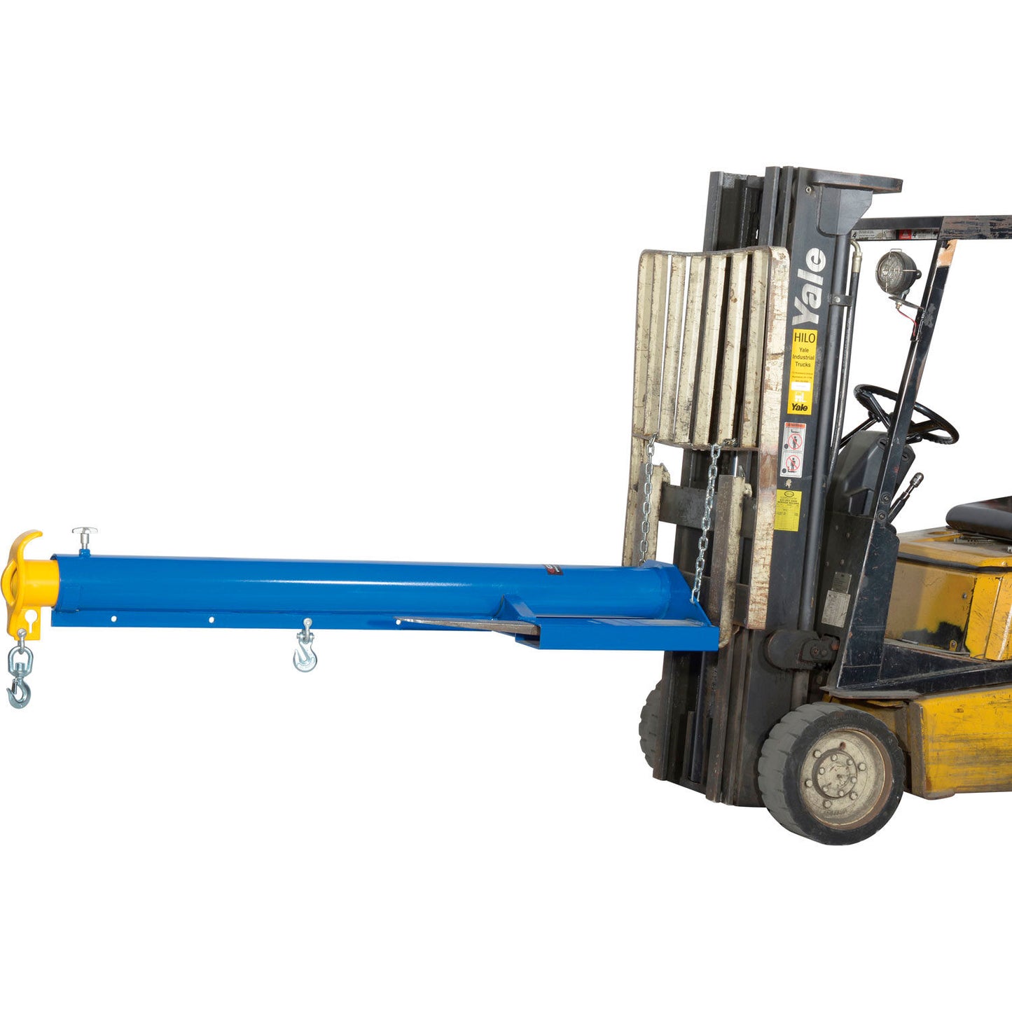 Global Industrial Forklift Telescoping Jib Boom Crane, 86-1/4" - 153-3/4"L, 4000 Lb. Capacity (WB988947)