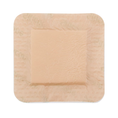 McKesson Foam Dressing 3 X 3 Inch With Border Film Backing Silicone Gel Adhesive Square Sterile (886431_BX)