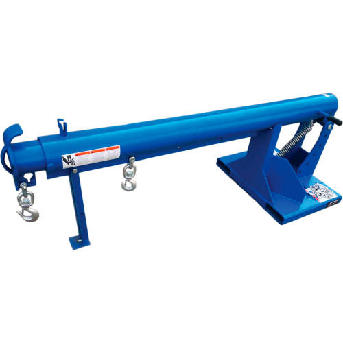 Global Industrial Adjustable Pivoting Forklift Jib Boom Crane, 86-5/8"-146-5/8"L,4000 Lbs.Cap. (WB989042)