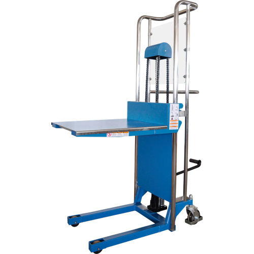 Global Industrial Hydraulic Lift Positioner Truck, 880 Lb. Capacity (WB989055)