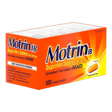 Motrin® IB Pain Relief 200 mg Strength Ibuprofen Capsule (1228862_BT)