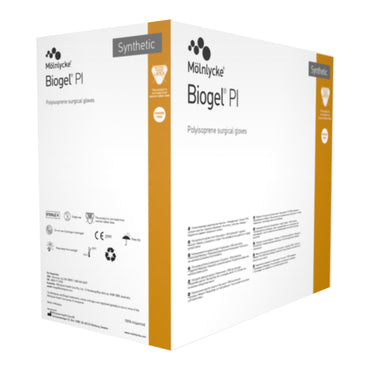 Biogel® PI Surgical Glove Size 7.5 Sterile Polyisoprene Standard Cuff Length Micro-Textured Ivory Chemo Tested (1129981_BX)