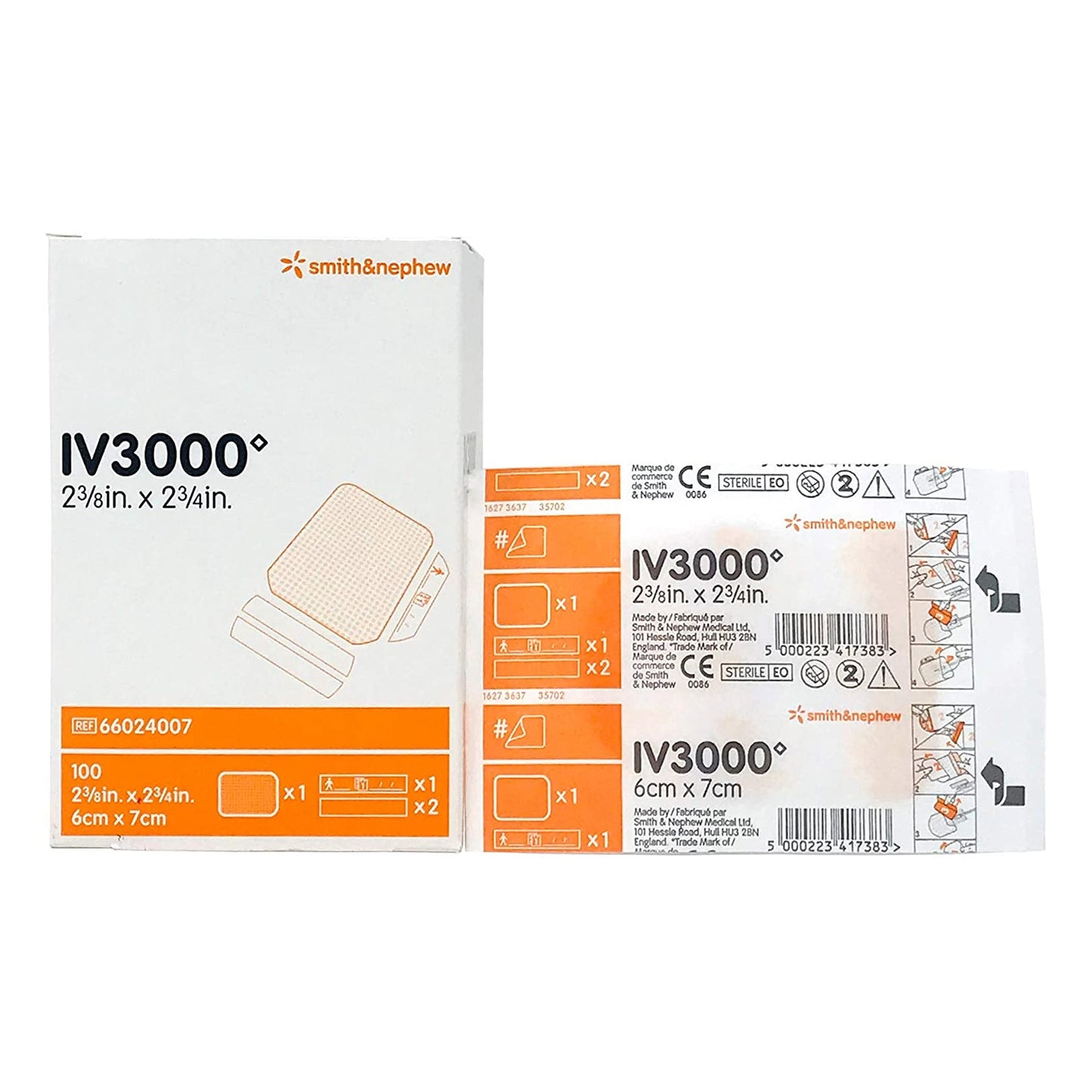 IV3000™ I.V. Dressing REATIC Film 2-3/8 X 2-3/8 Inch Sterile (636776_CS)