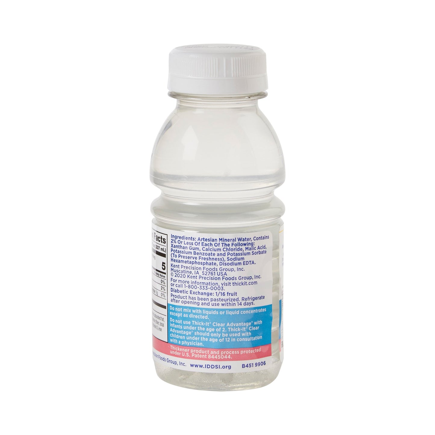 Thick-It® Clear Advantage® Thickened Water 8 oz. Bottle Unflavored Liquid IDDSI Level 2 Mildly Thick (734893_EA)