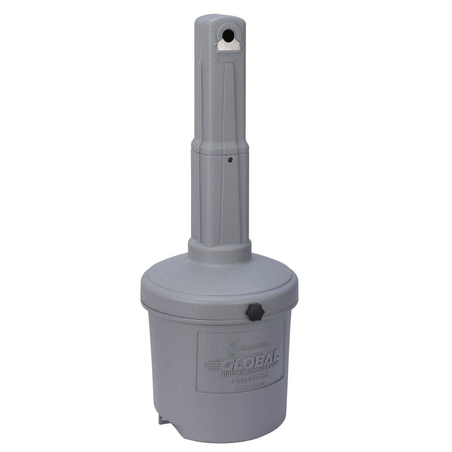 Global Industrial Outdoor Ashtray, 5 Gallon, Gray (WB245133GY)