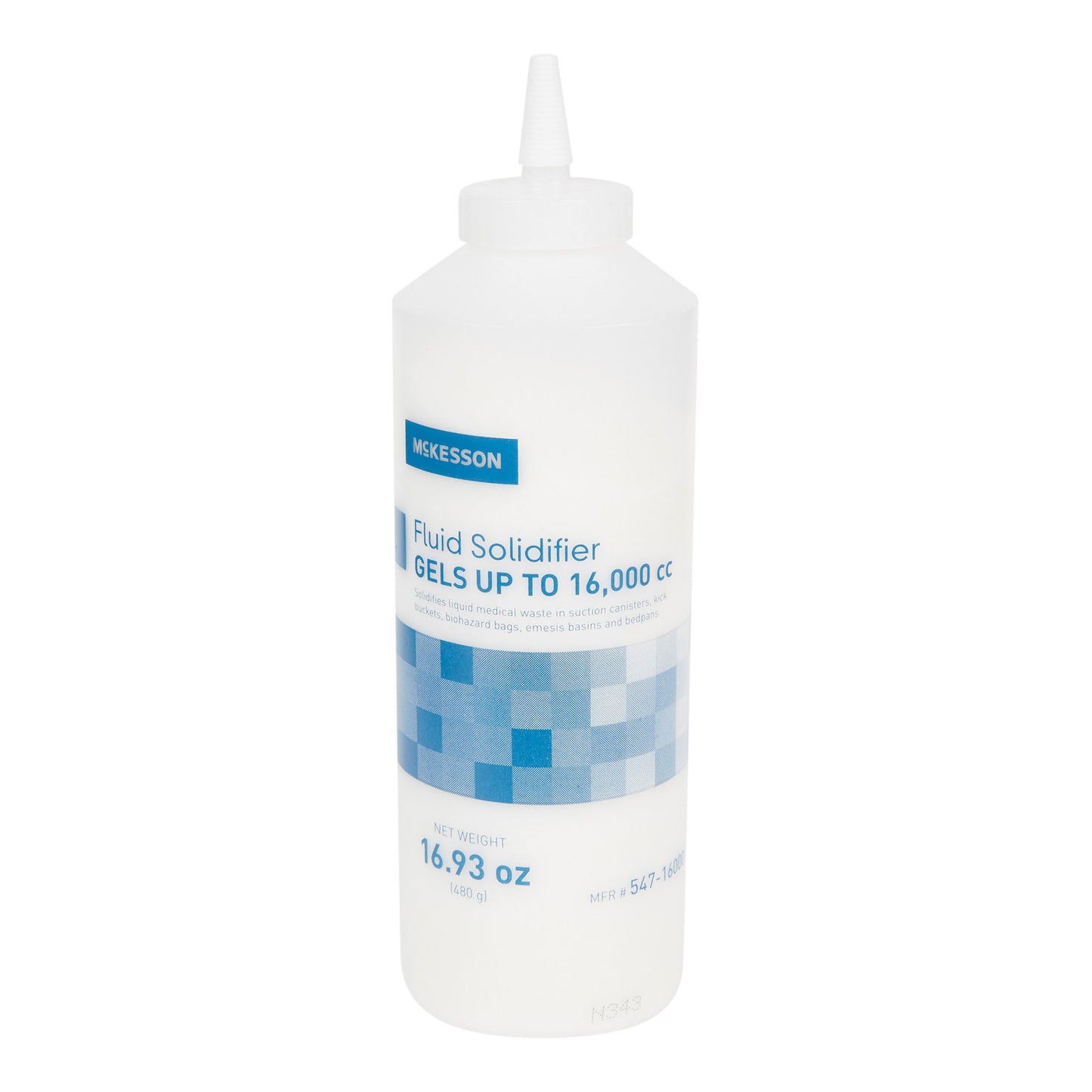 McKesson Fluid Solidifier 16,000 cc Needle Nose Tip Bottle 16 oz. (1152099_EA)