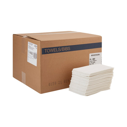 McKesson Procedure Towel 13 W X 18 L Inch White NonSterile (152050_CS)