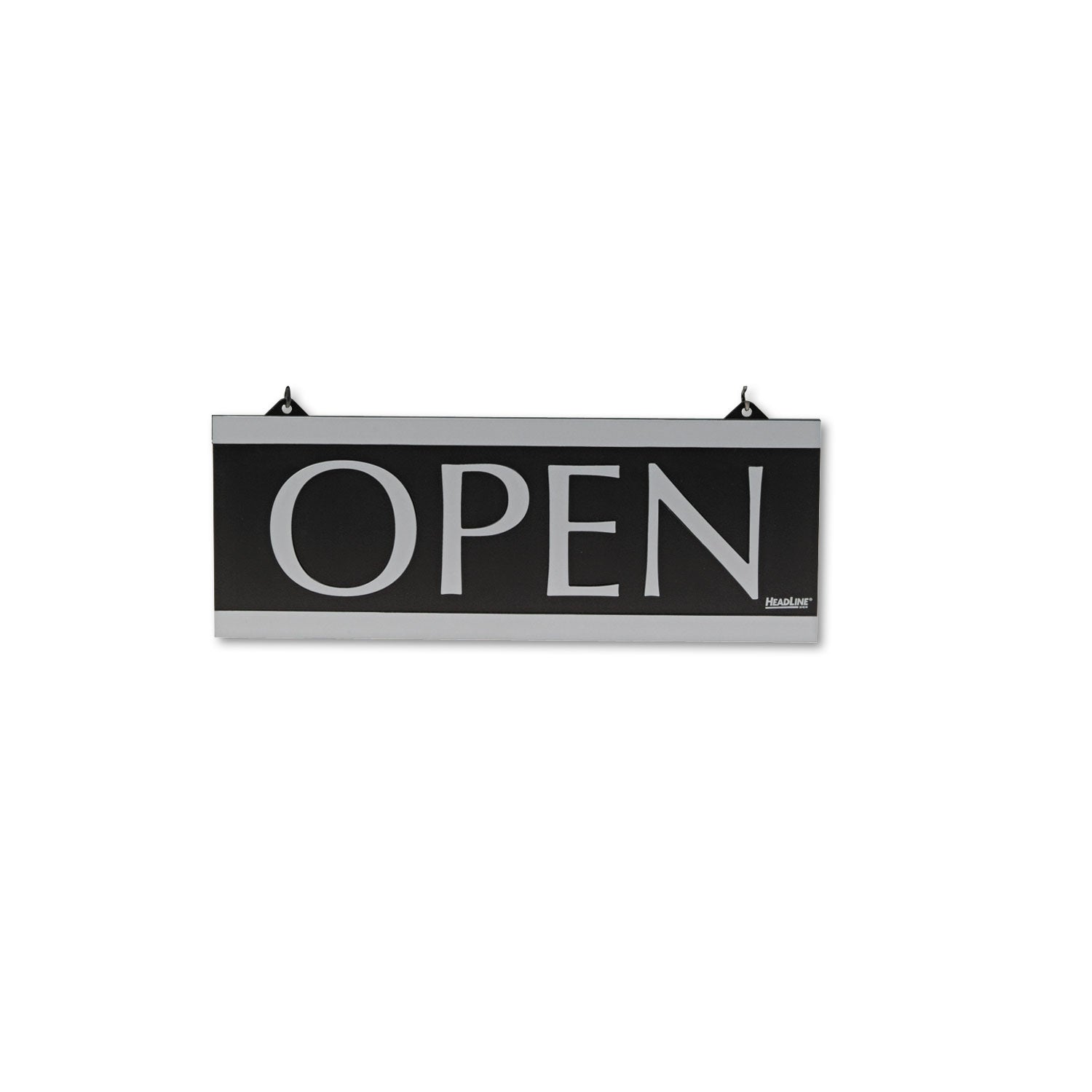 Headline® Sign Century Series Reversible Open/Closed Sign, w/Suction M ...