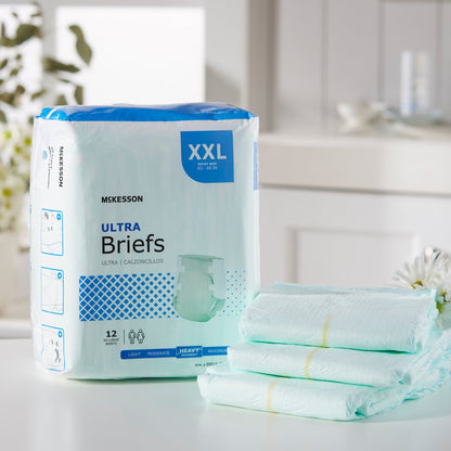 McKesson Ultra Unisex Adult Incontinence Brief 2X-Large Disposable Heavy Absorbency (742323_BG)